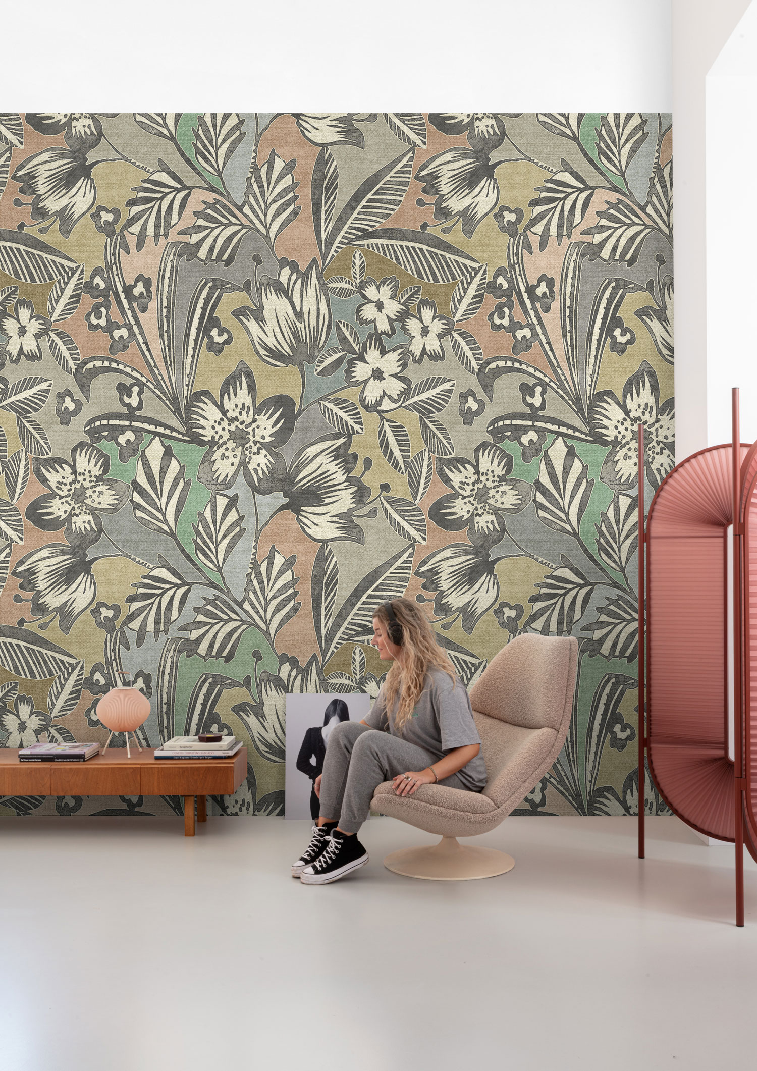 Květinová vliesová fototapeta na zeď, ML4501, Mural Young Edition, Grandeco