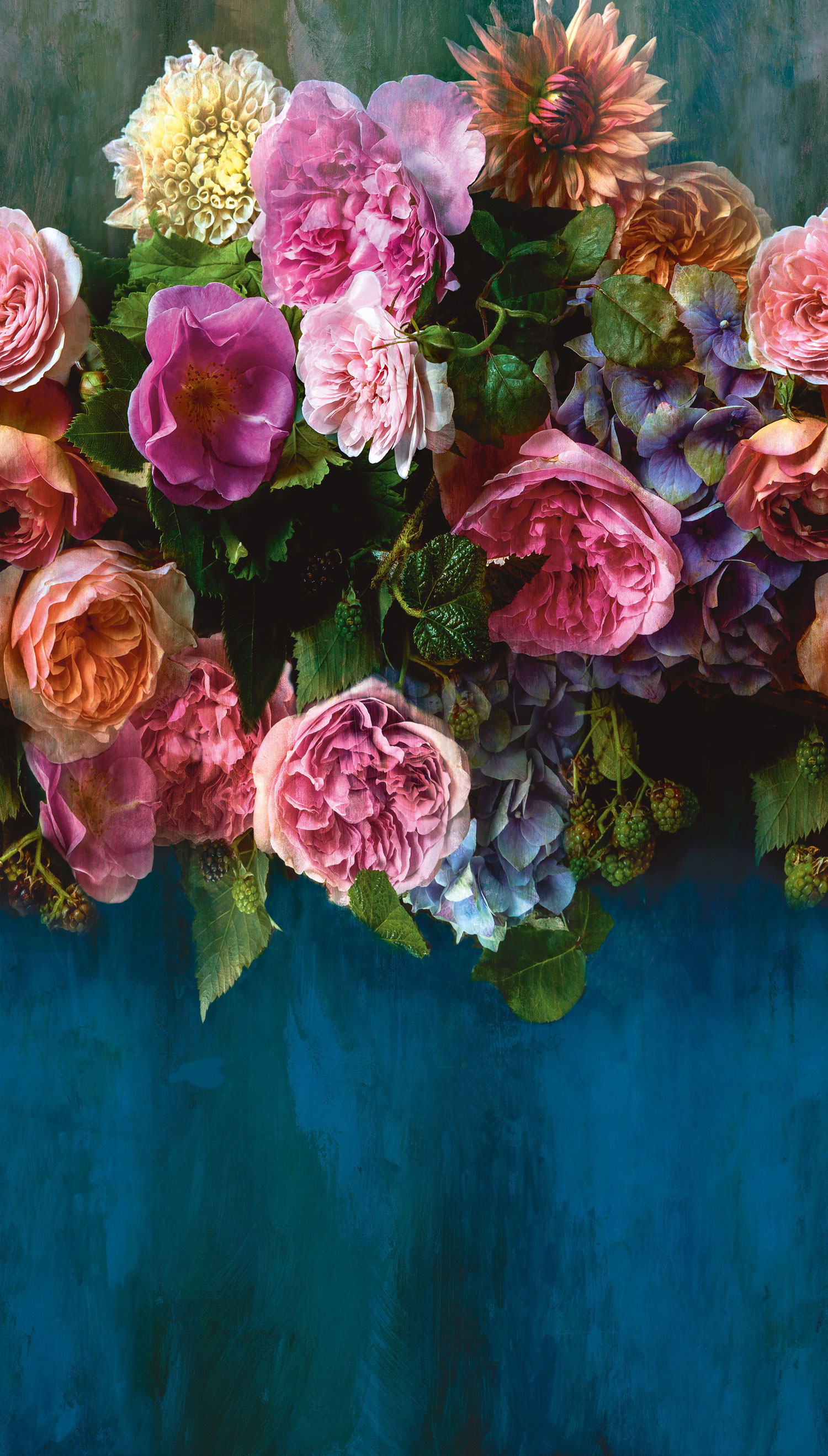 Vliesová květinová fototapeta na zeď, ML6601, Mural Young Edition, Grandeco