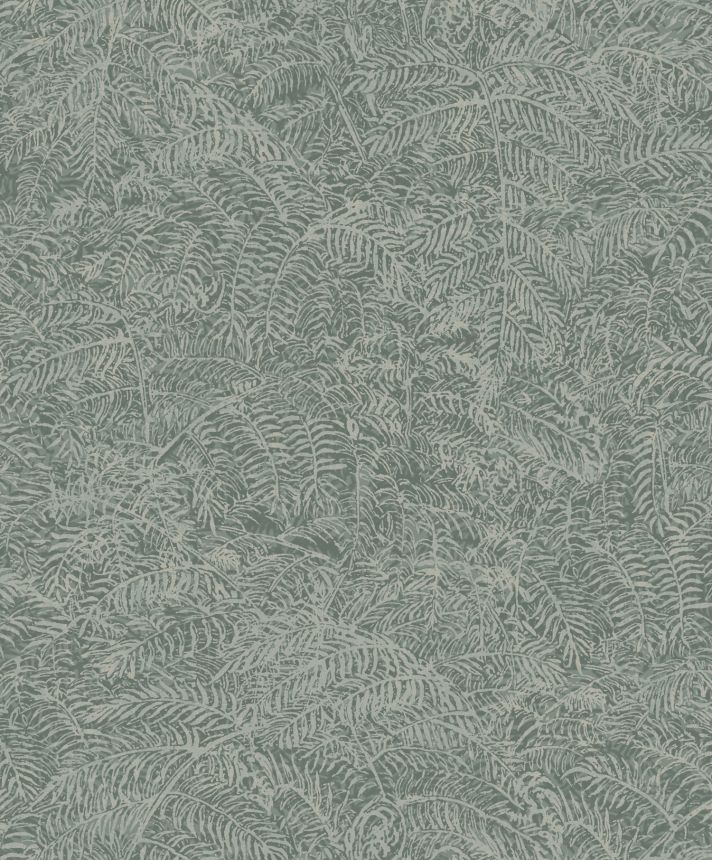 Zelená vliesová tapeta na zeď, větvičky, listy,  M49814, Botanique, Ugepa