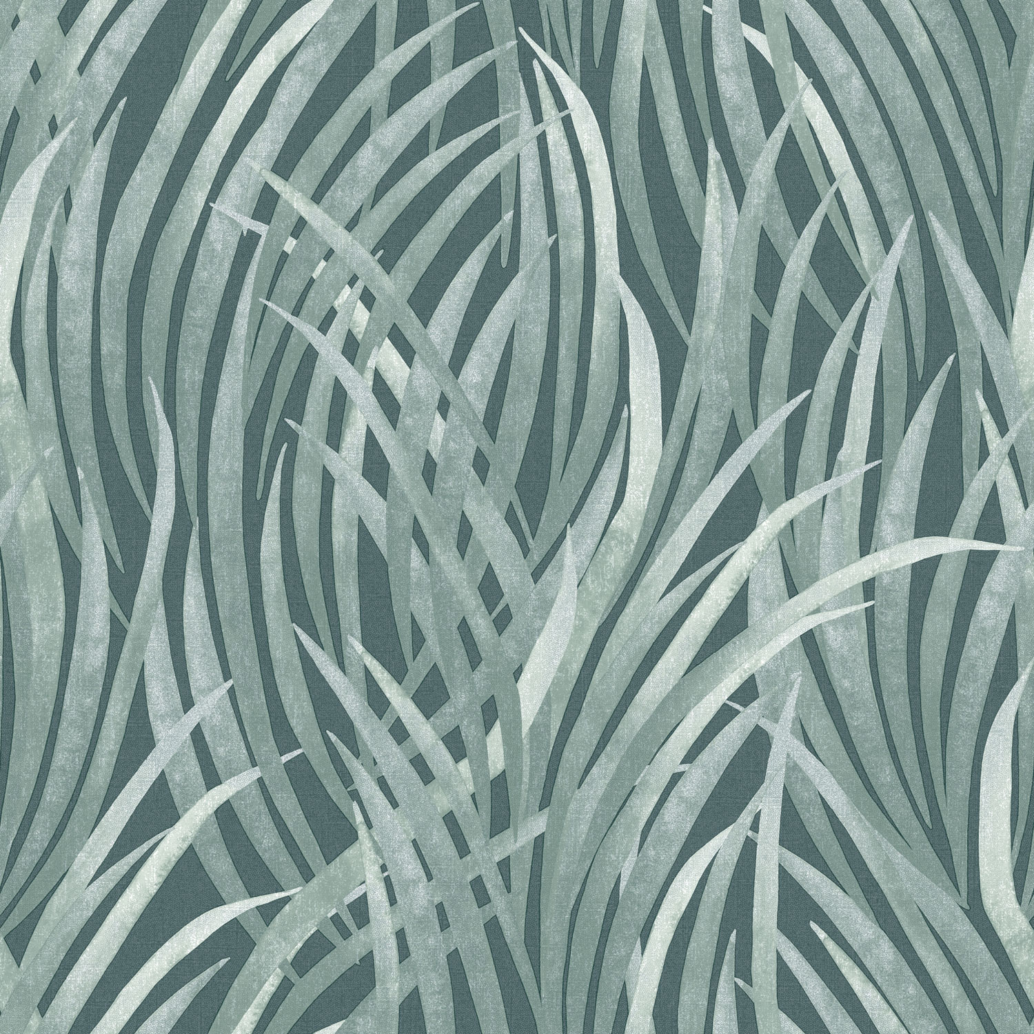 Zelená vliesová tapeta na zeď, listy trávy,  M64514, Botanique, Ugepa