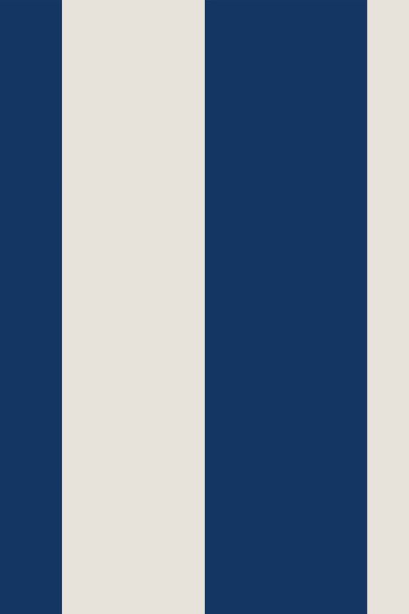 Bílo-modrá vliesová tapeta s pruhy, 118550, Joules, Graham&Brown