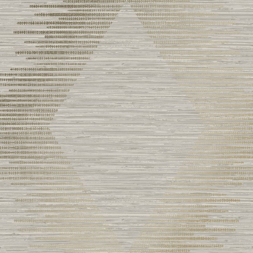 Šedo-béžovo-zlatá geometrická vliesová tapeta na zeď, 120246, Vavex 2025
