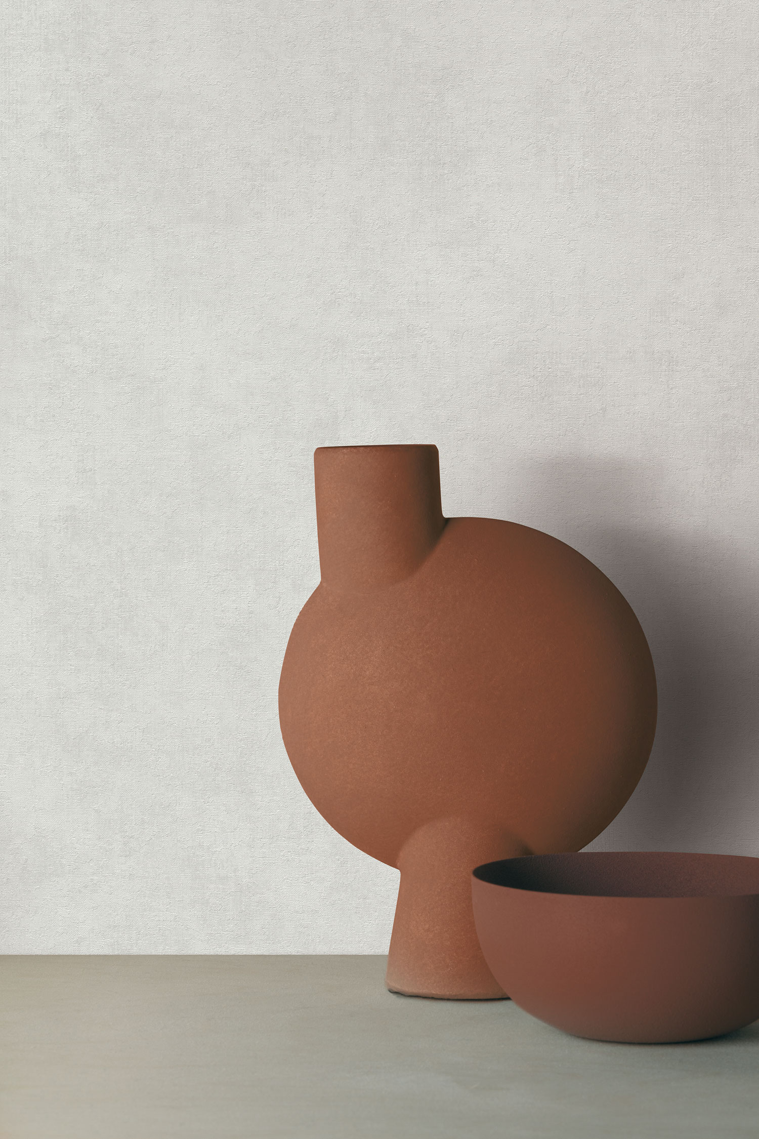 Béžová vliesová tapeta na zeď, imitace látky, VD1202, Time 2025, Grandeco