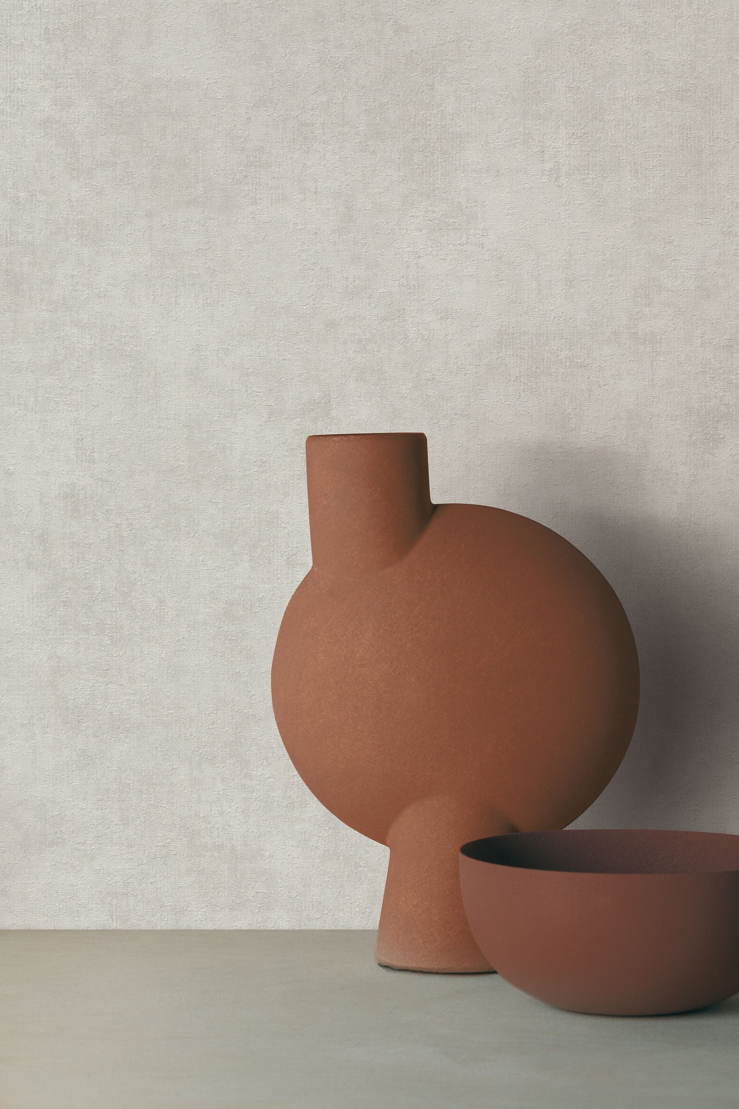 Béžová vliesová tapeta na zeď, imitace látky, VD1211, Time 2025, Grandeco