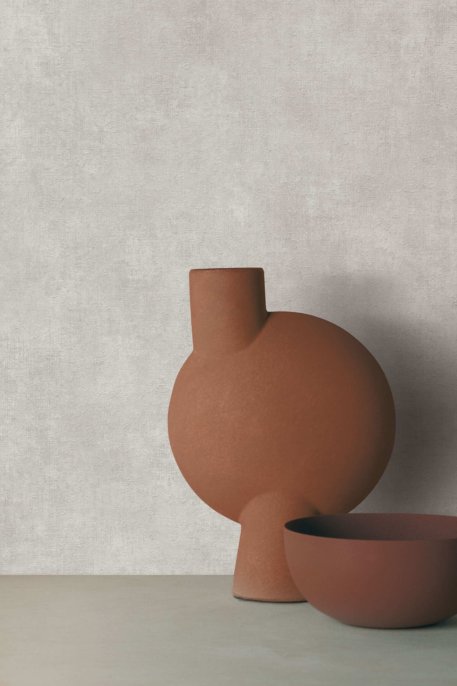 Béžová vliesová tapeta na zeď, imitace látky, VD1212, Time 2025, Grandeco