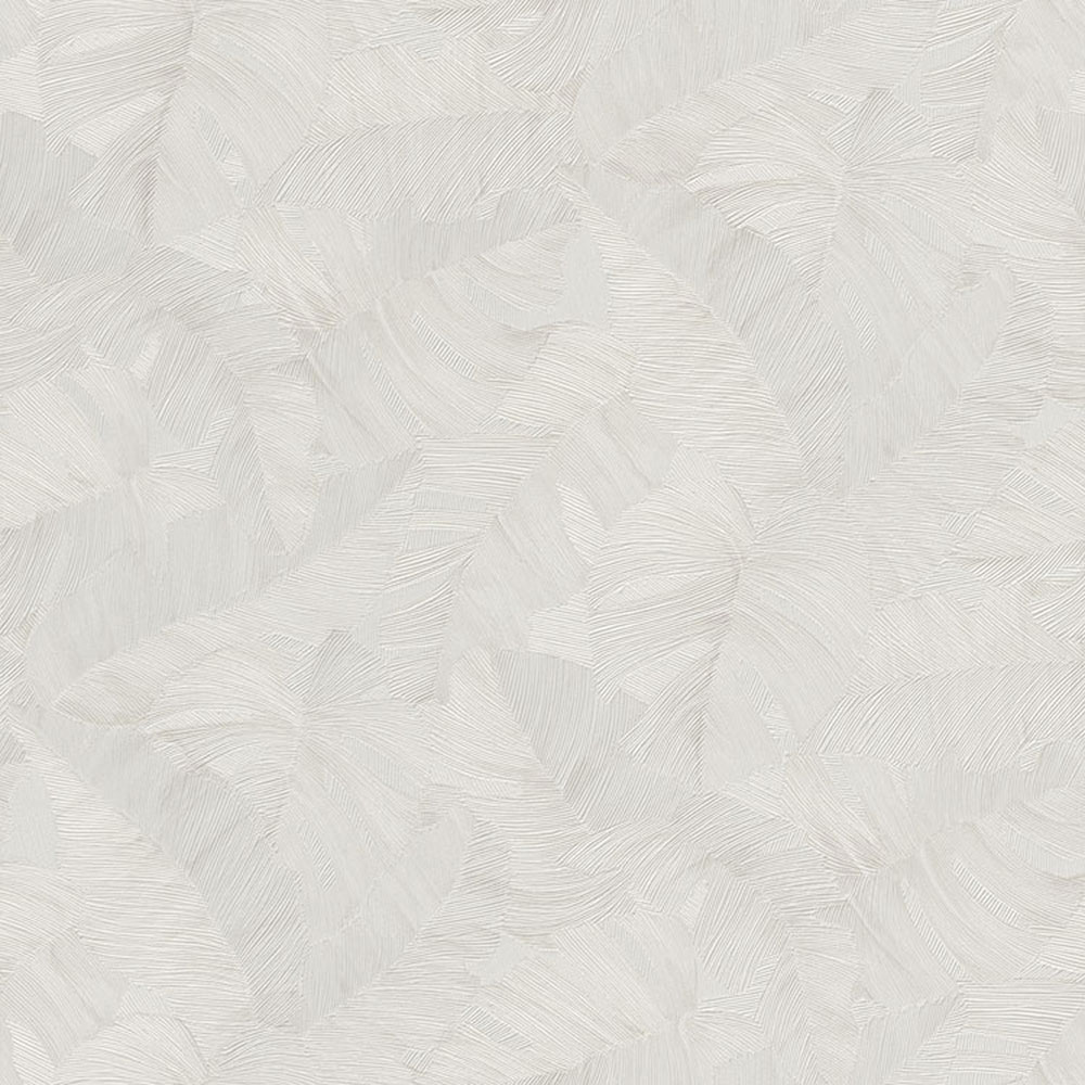 Krémová vliesová tapeta s listy, TI2106, Time 2025, Grandeco