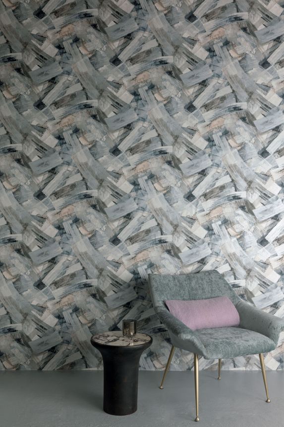 Plastická vliesová tapeta na zeď, imitace stěrky, TI3005, Time 2025, Grandeco