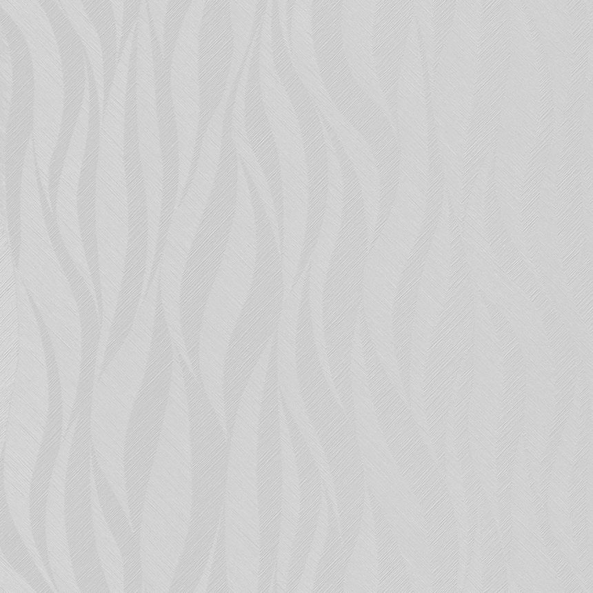 Šedá vliesová tapeta na zeď, vlnky, TI3104, Time 2025, Grandeco