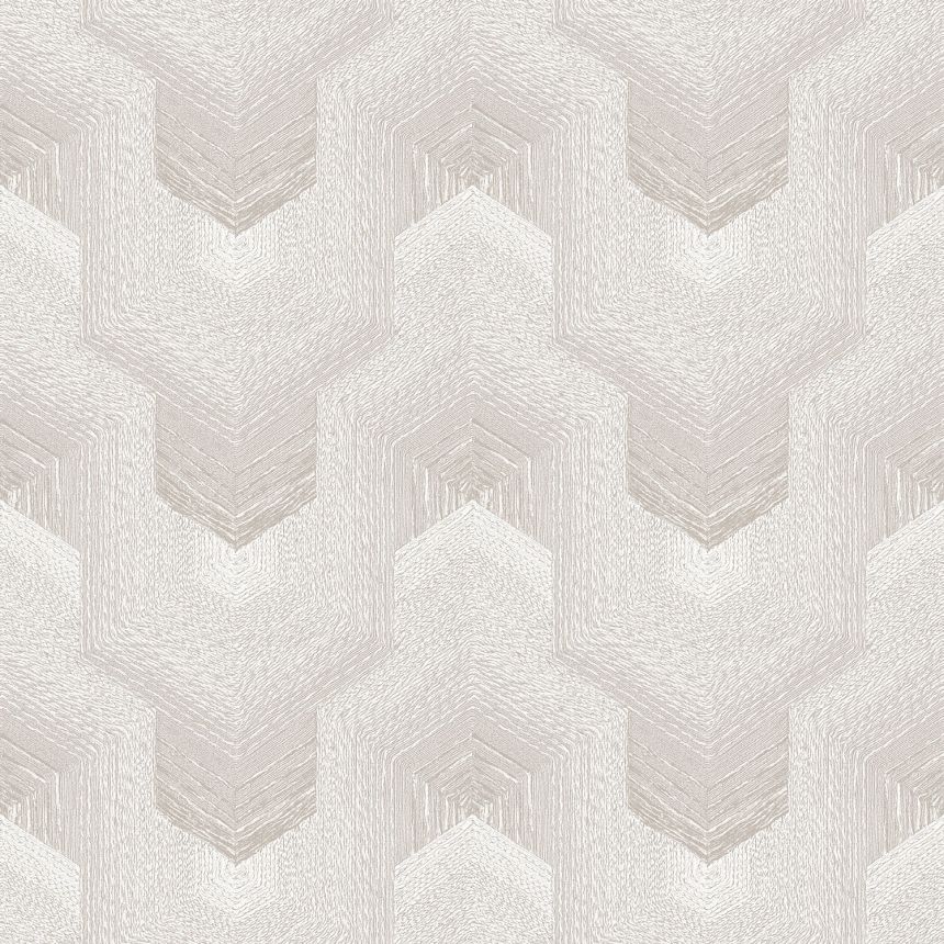 Luxusní geometrická vliesová tapeta na zeď, TP422911, Exclusive Threads, Design ID