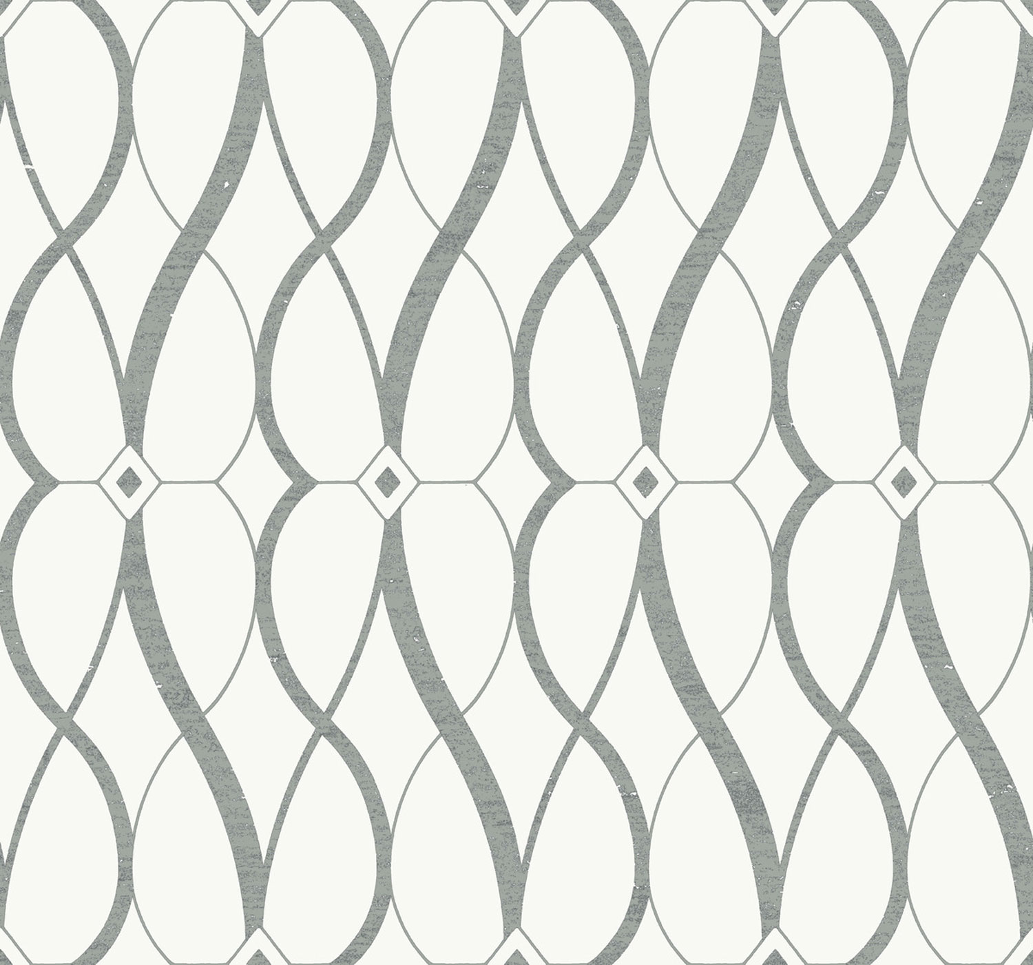 Bílo-stříbrná geometrická vliesová tapeta na zeď, MD7173, Modern Metals, York