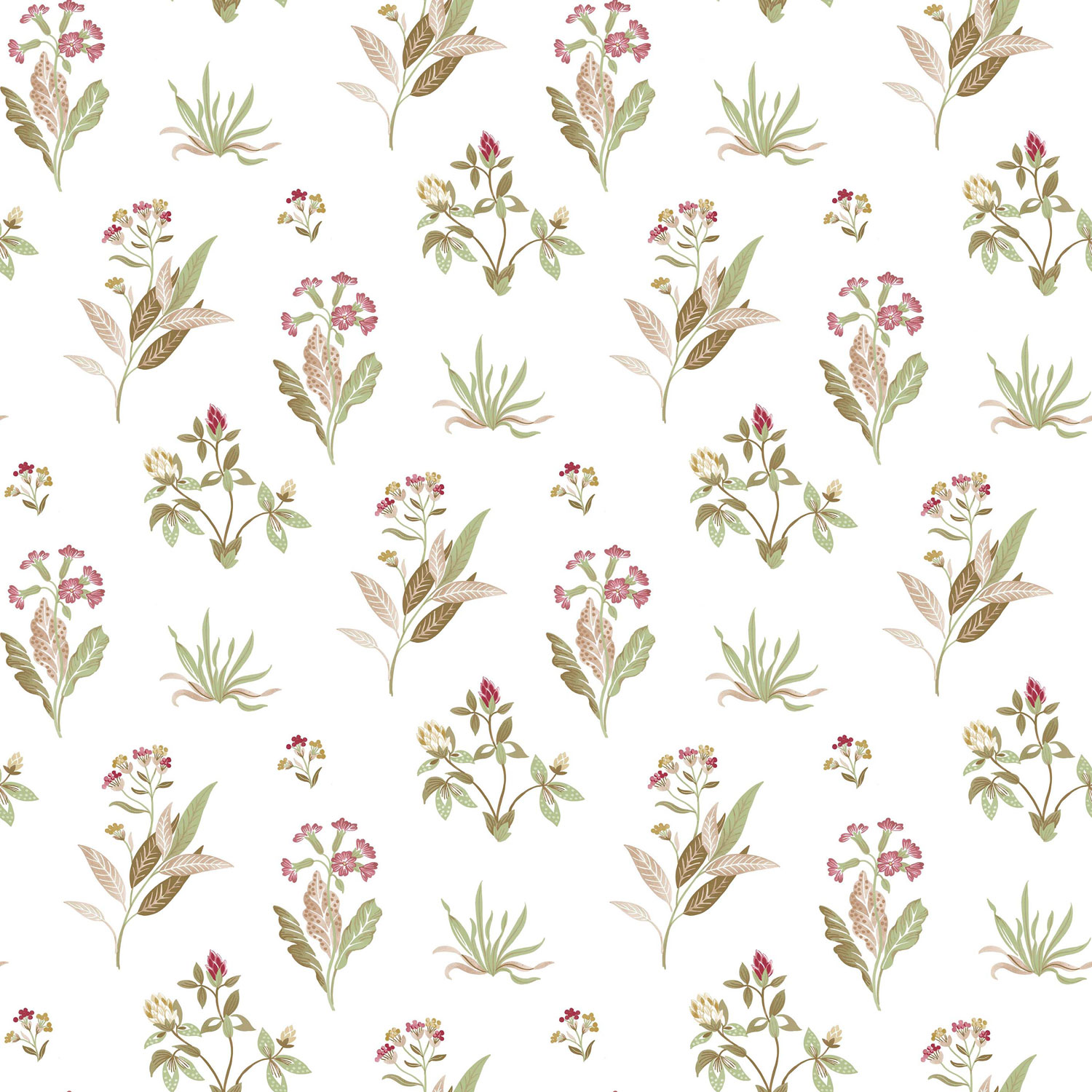 Bílá vliesová tapeta na zeď s květinovým vzorem, 84011, Blooming Garden, Cristiana Masi by Parato