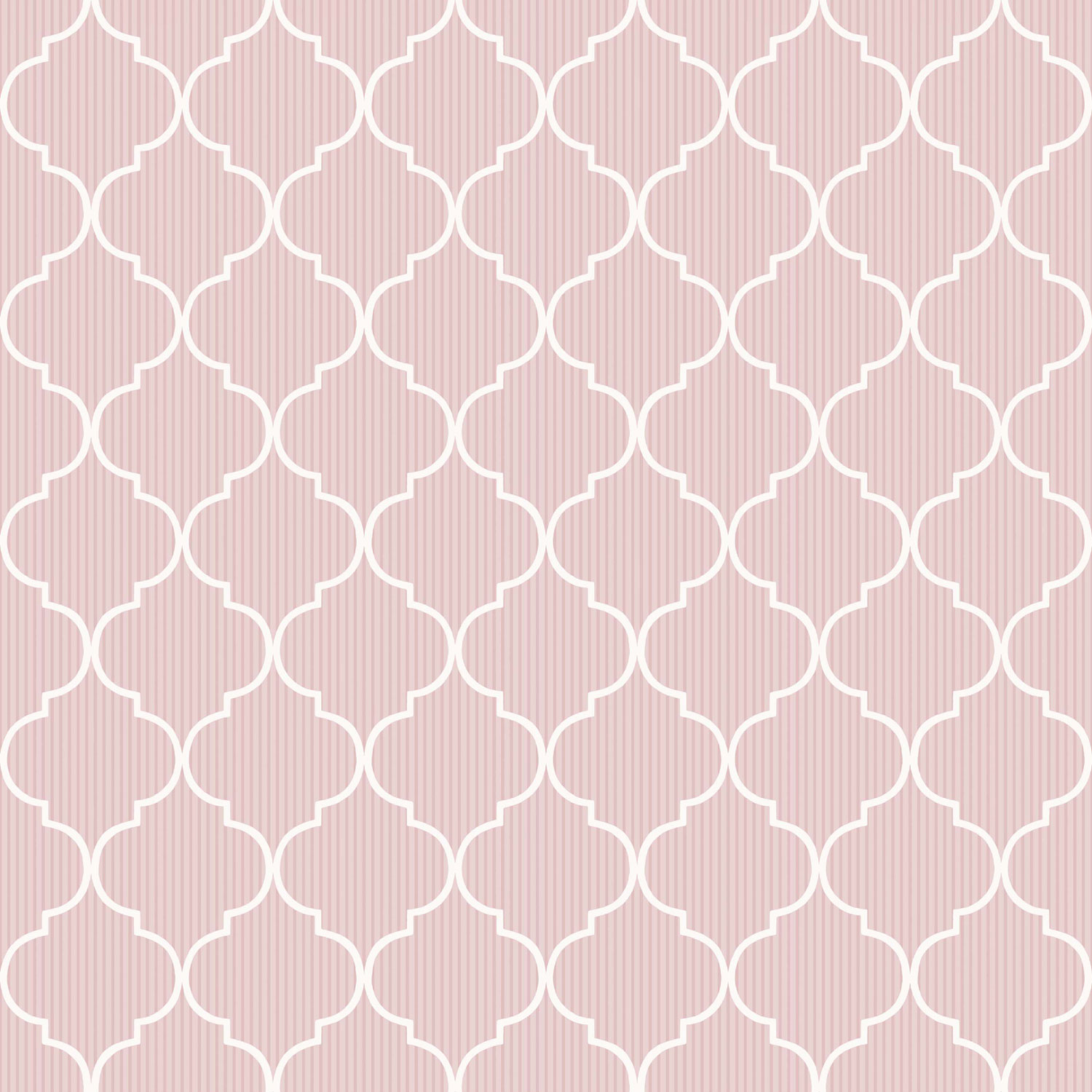 Růžová vliesová tapeta na zeď s bílými ornamenty, 84019, Blooming Garden, Cristiana Masi by Parato