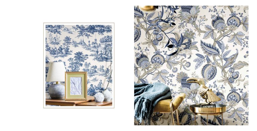 Vliesová tapeta s motivem viktoriánských postav, 84041, Blooming Garden, Cristiana Masi by Parato