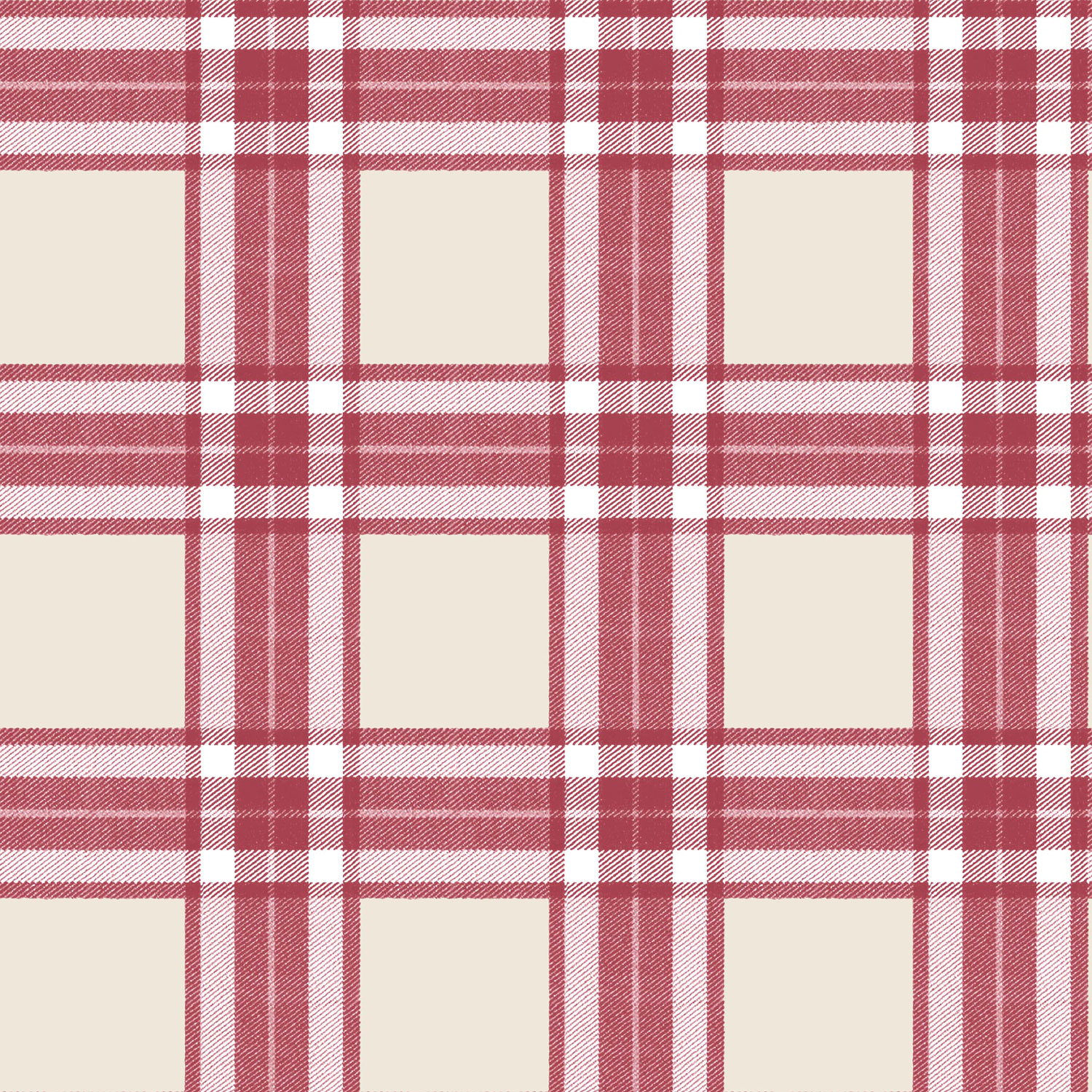 Vliesová tapeta na zeď, vínová a béžová kostka/káro, 84057, Blooming Garden, Cristiana Masi by Parato