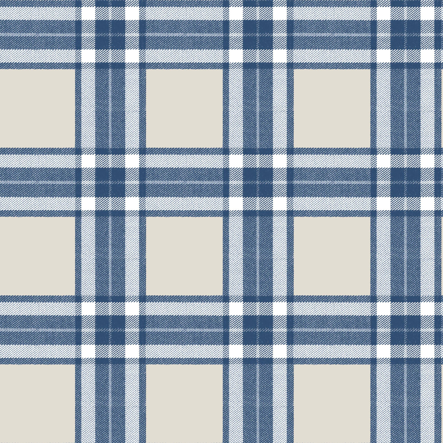 Vliesová tapeta na zeď, modrá a béžová kostka/káro, 84058, Blooming Garden, Cristiana Masi by Parato