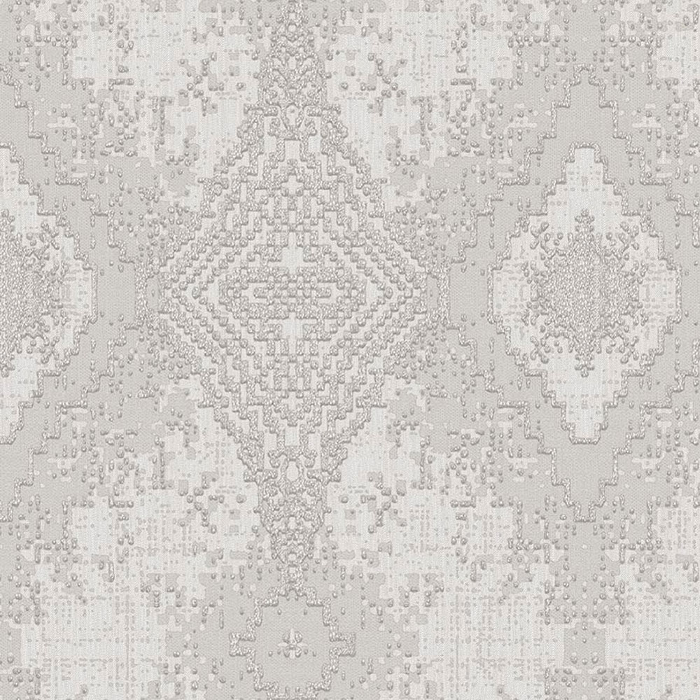 Luxusní krémová geometrická vliesová tapeta na zeď, 47721, Eterna, Parato