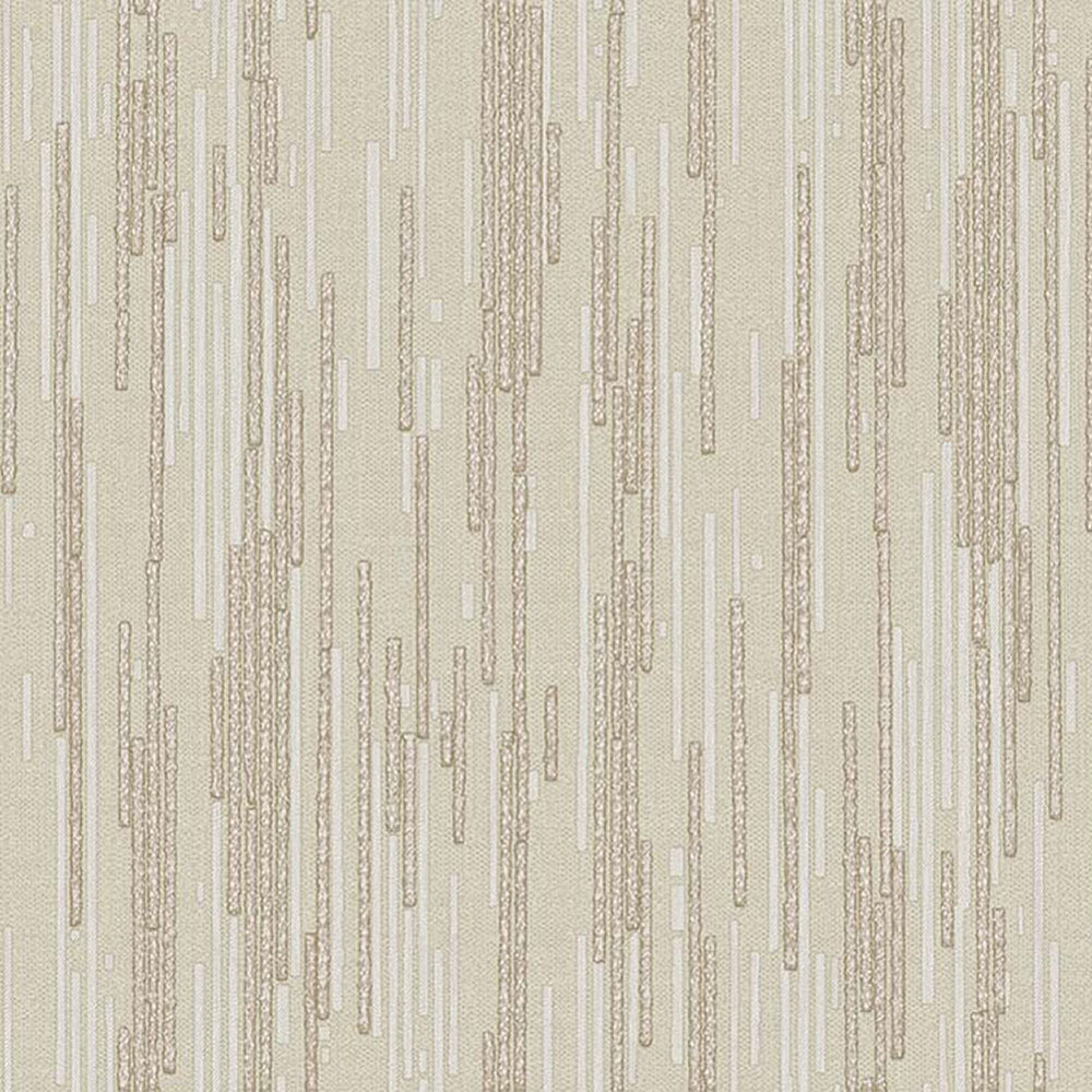 Luxusní krémovo-béžová proužková vliesová tapeta na zeď, 47730, Eterna, Parato