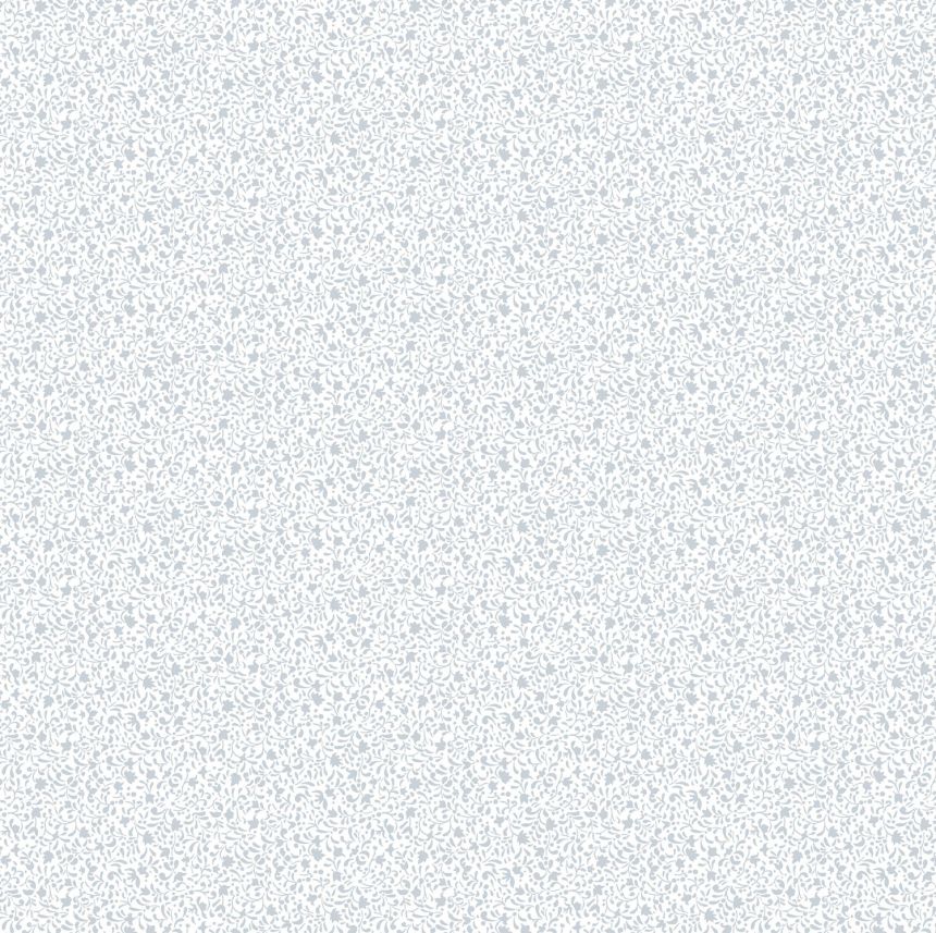 Bílá vliesová tapeta na zeď s květinovými ornamenty, 12371, Fiori Country, Parato