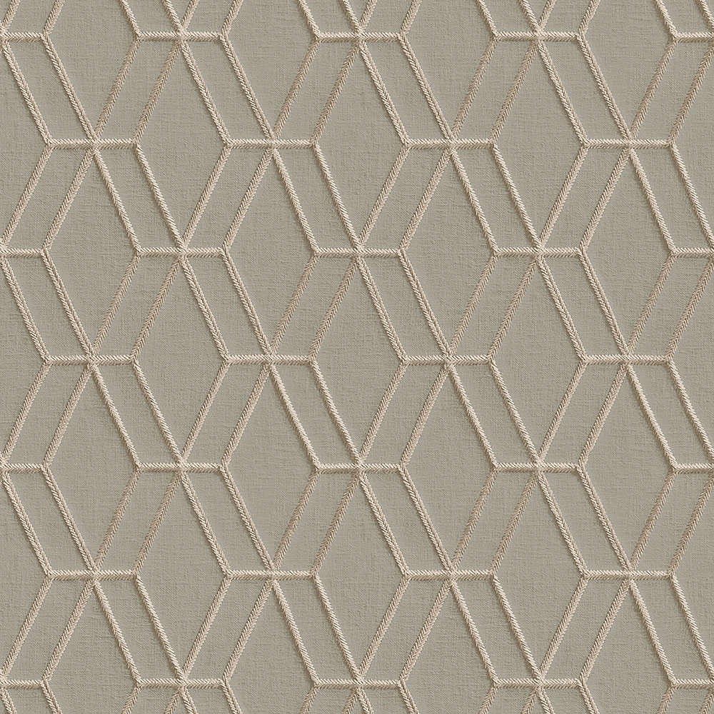Geometrická vliesová tapeta na zeď, šedá, imitace látky, DE120064, Best Sellers, Design ID