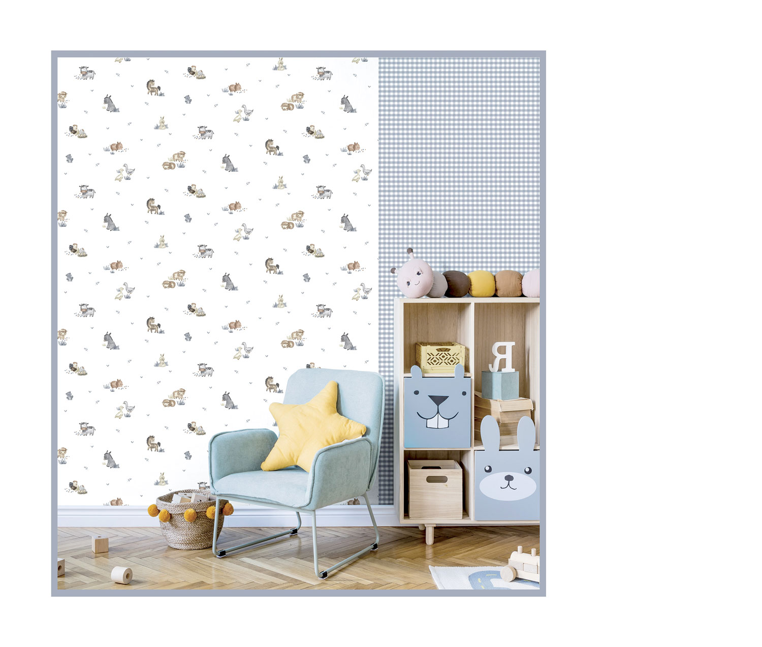 Dětská vliesová tapeta na zeď, zvířátka, 14830, Happy, Parato