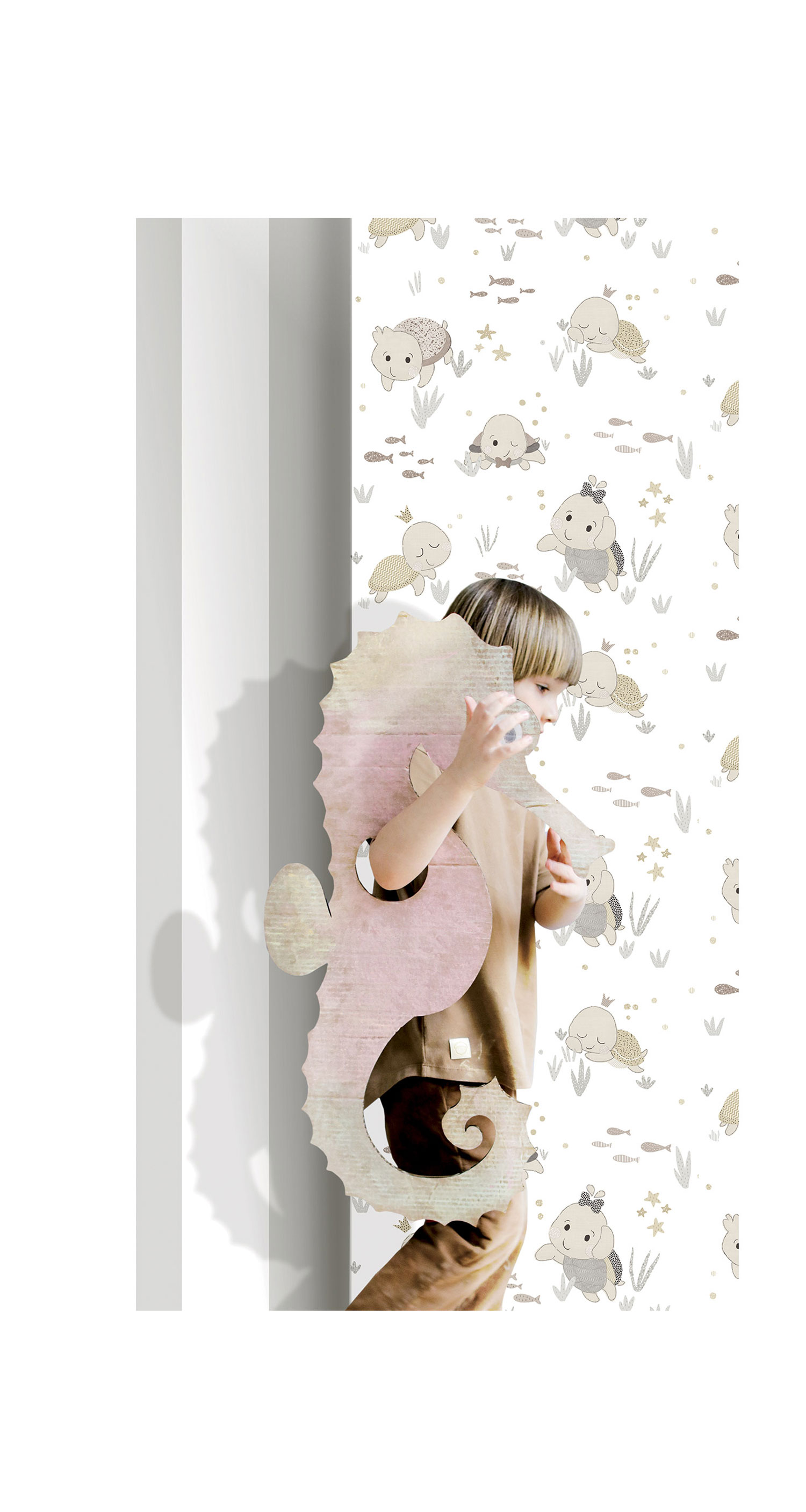 Dětská vliesová tapeta na zeď, vodní želvičky, 14850, Happy, Parato