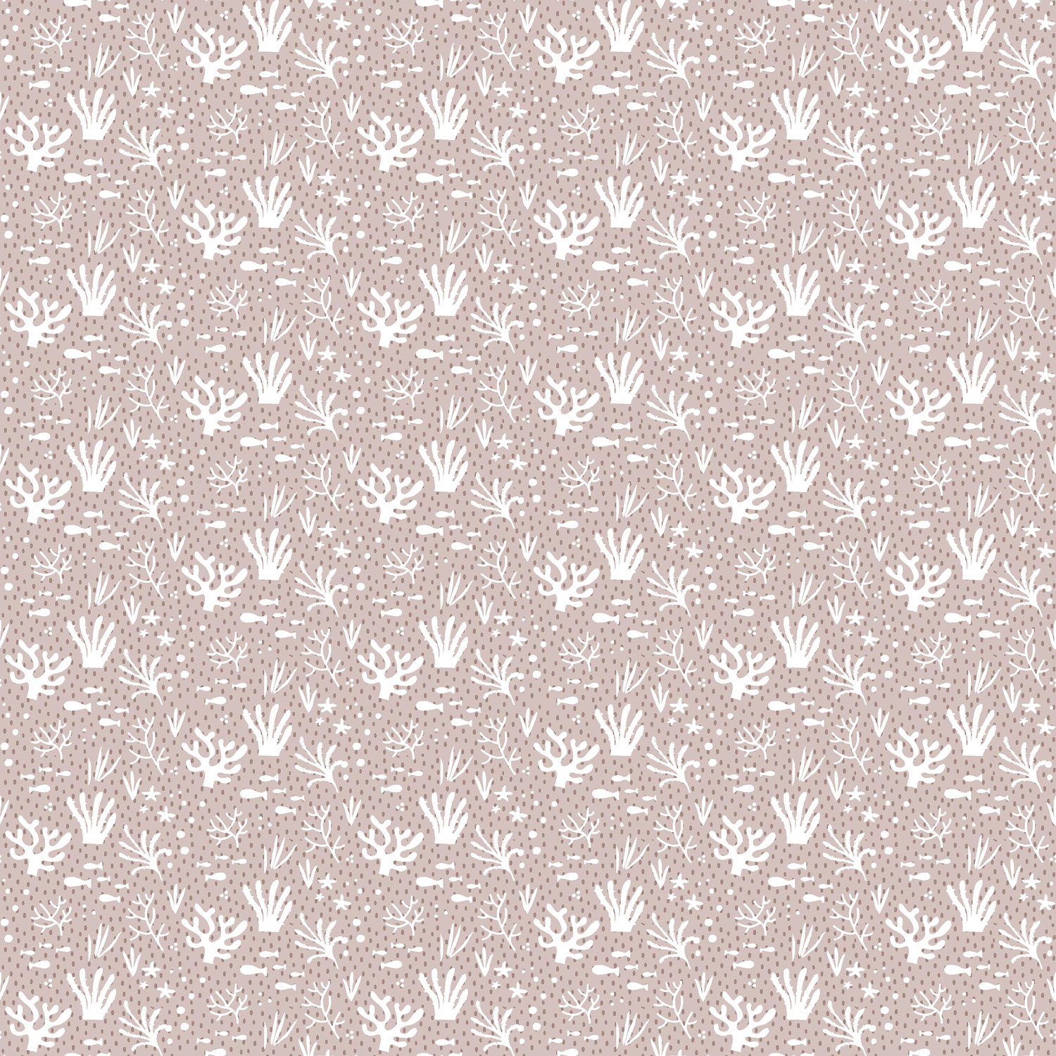 Růžová dětská vliesová tapeta na zeď, vodní rostliny a rybičky, 14854, Happy, Parato