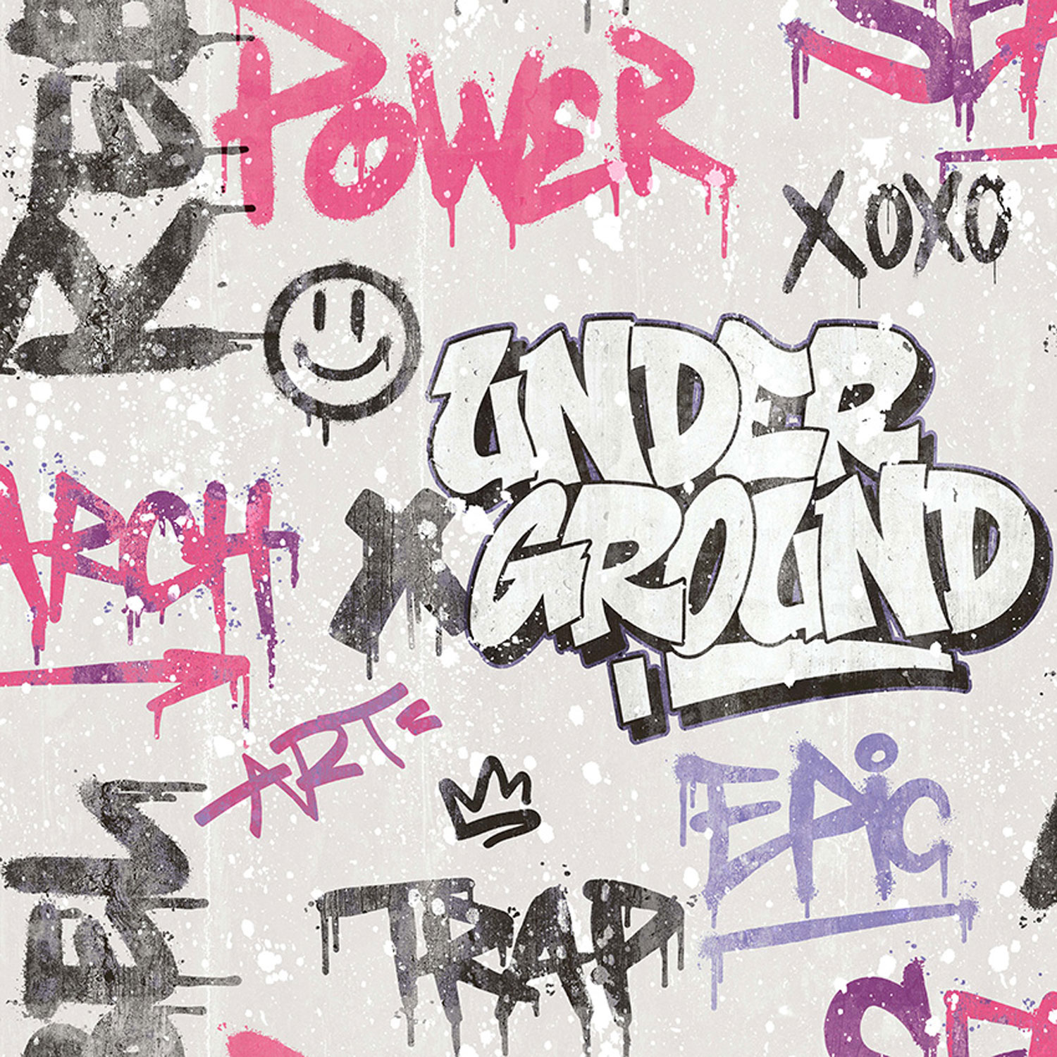 Vliesová tapeta na zeď,  graffiti, 16612, Friends & Coffee, Cristiana Masi by Parato 