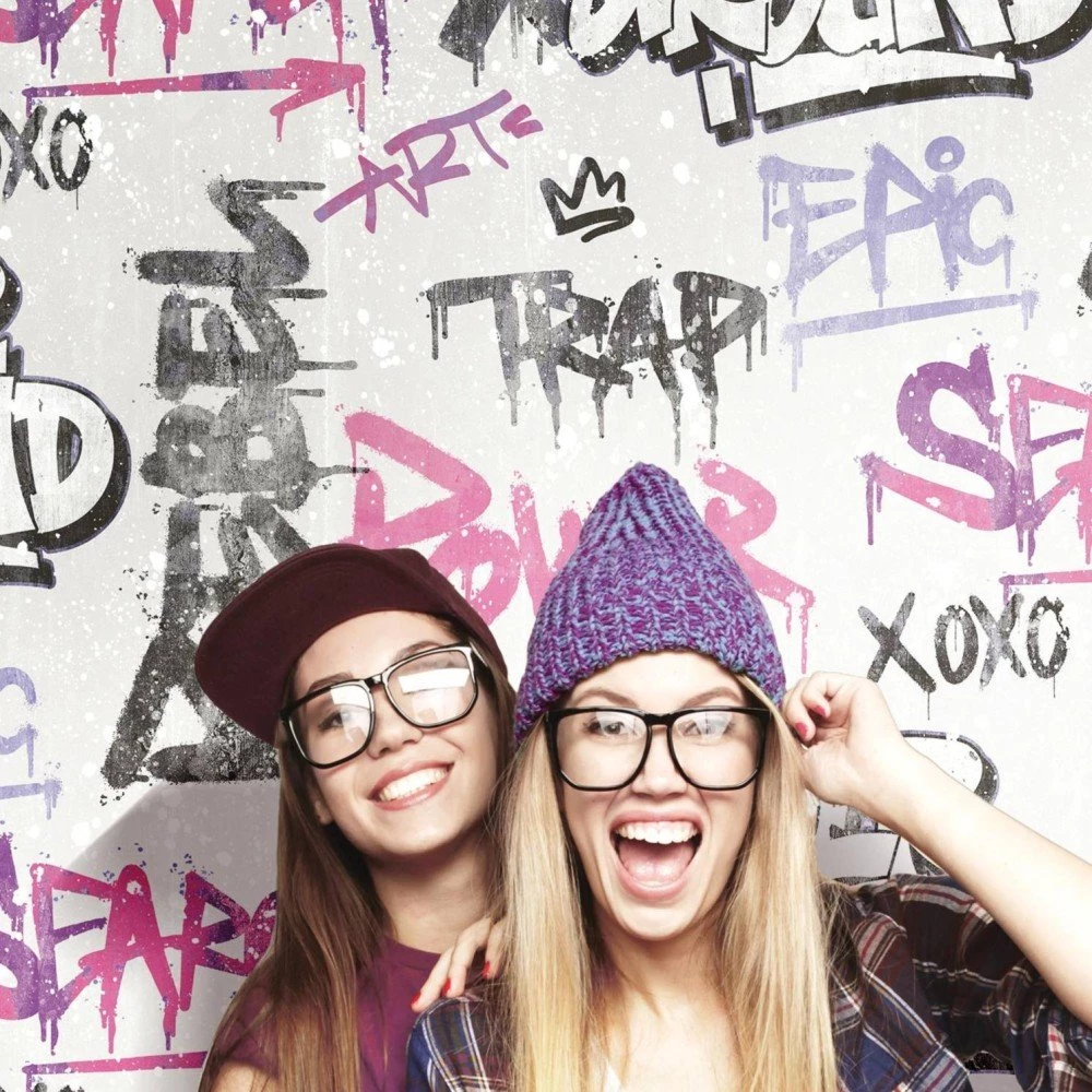 Vliesová tapeta na zeď,  graffiti, 16612, Friends & Coffee, Cristiana Masi by Parato 