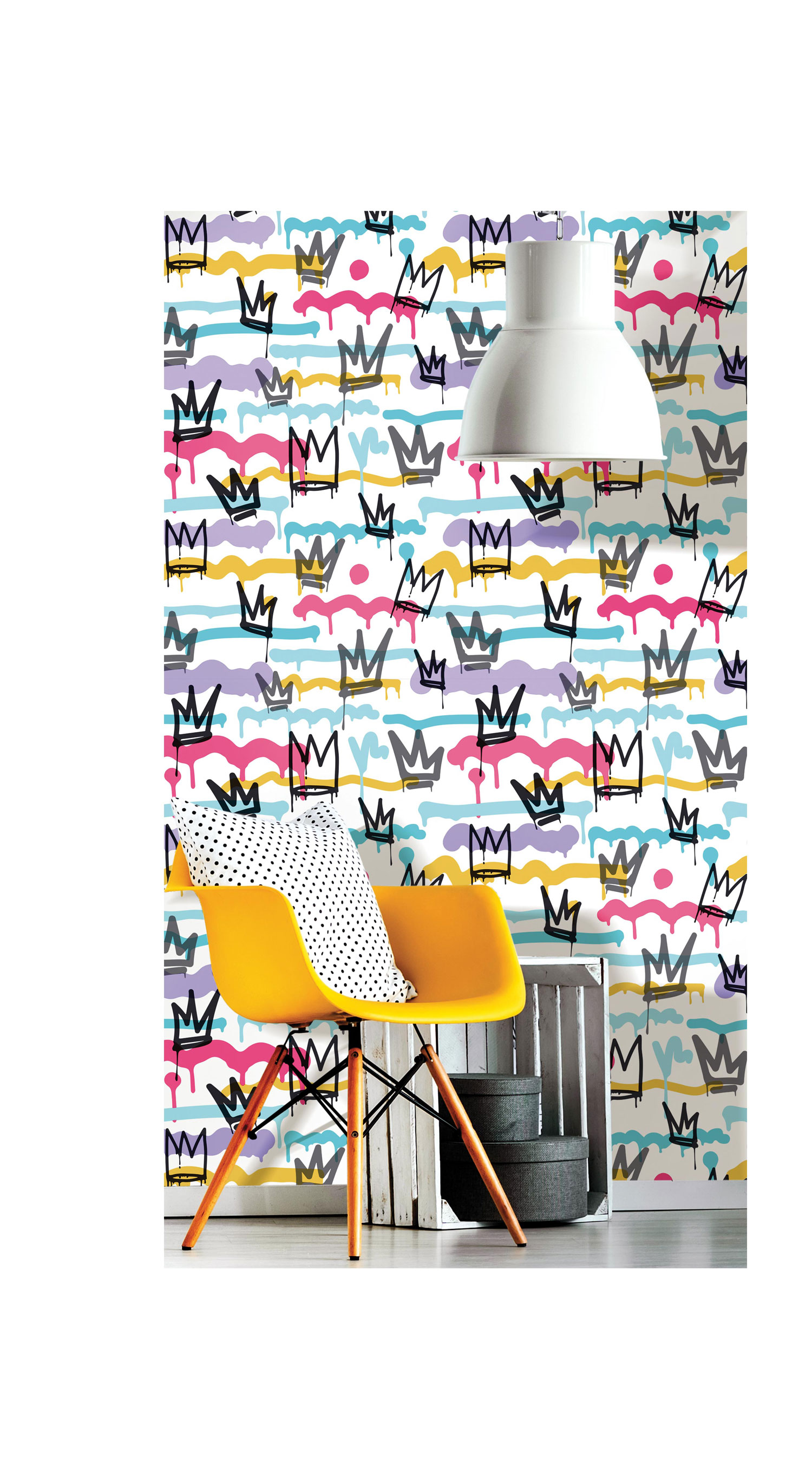 Vliesová tapeta na zeď Street Art, 16623, Friends & Coffee, Cristiana Masi by Parato 