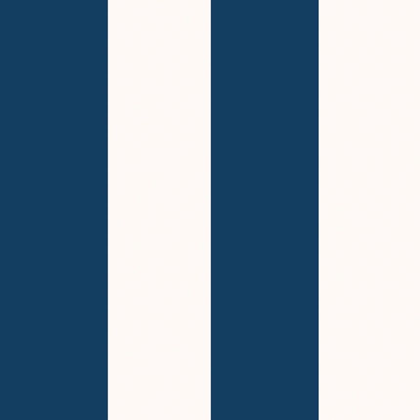 Modro-bílá vliesová tapeta s pruhy,  5476, Friends & Coffee, Cristiana Masi by Parato 