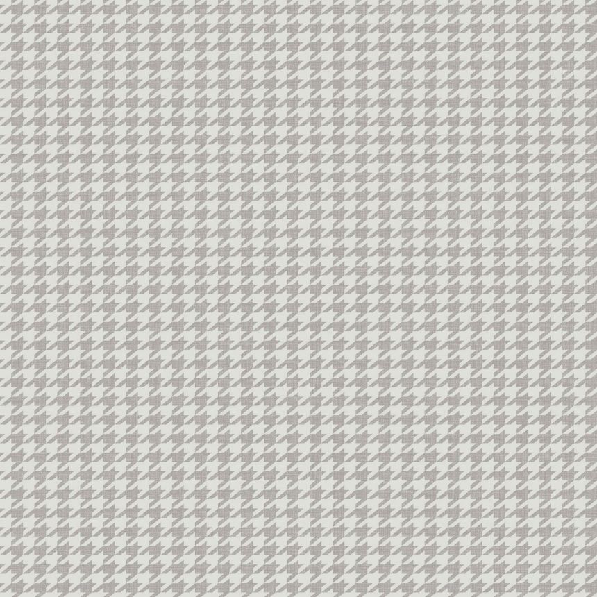 Šedá vliesová tapeta na zeď, kohoutí stopa, 28862, Thema, Cristiana Masi by Parato