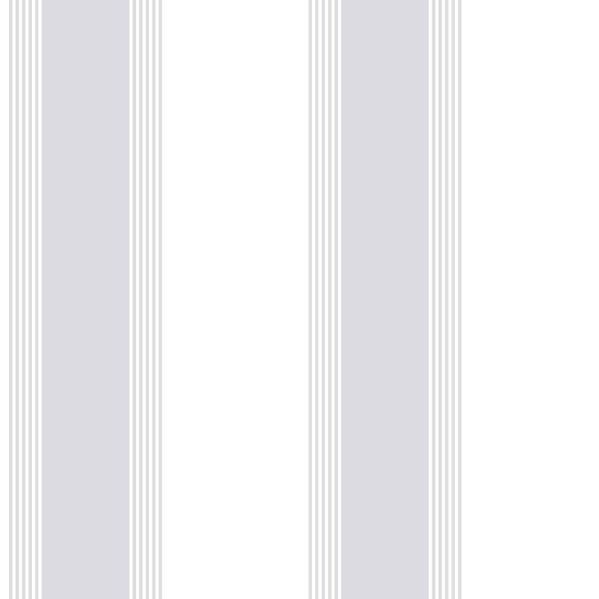 Šedo-bílá vliesová tapeta s  pruhy, 28870, Thema, Cristiana Masi by Parato 
