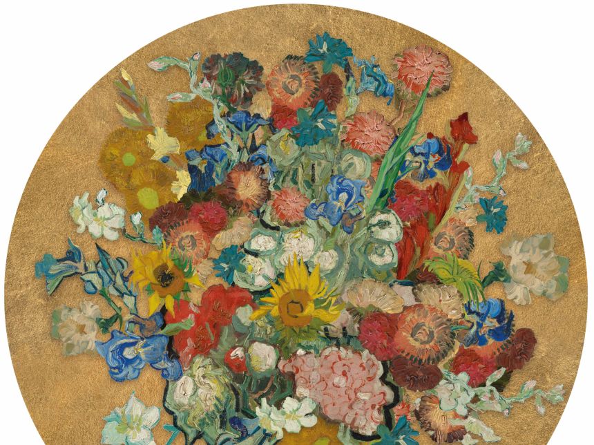 Kruhová obrazová vliesová tapeta na zeď, 5028601, Van Gogh III,  BN Walls