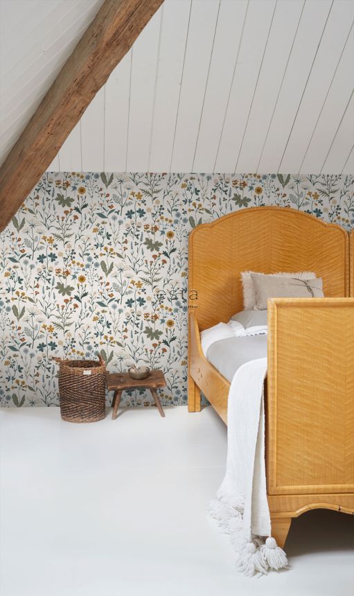 Vliesová tapeta na zeď, luční květiny, 139391, Vintage Flowers, Esta Home