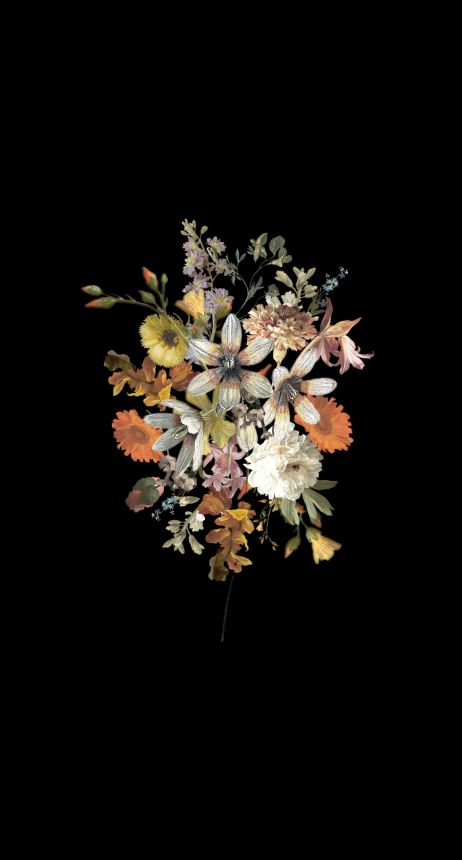 Vliesová květinová fototapeta na zeď, 159215, Vintage Flowers, Esta Home