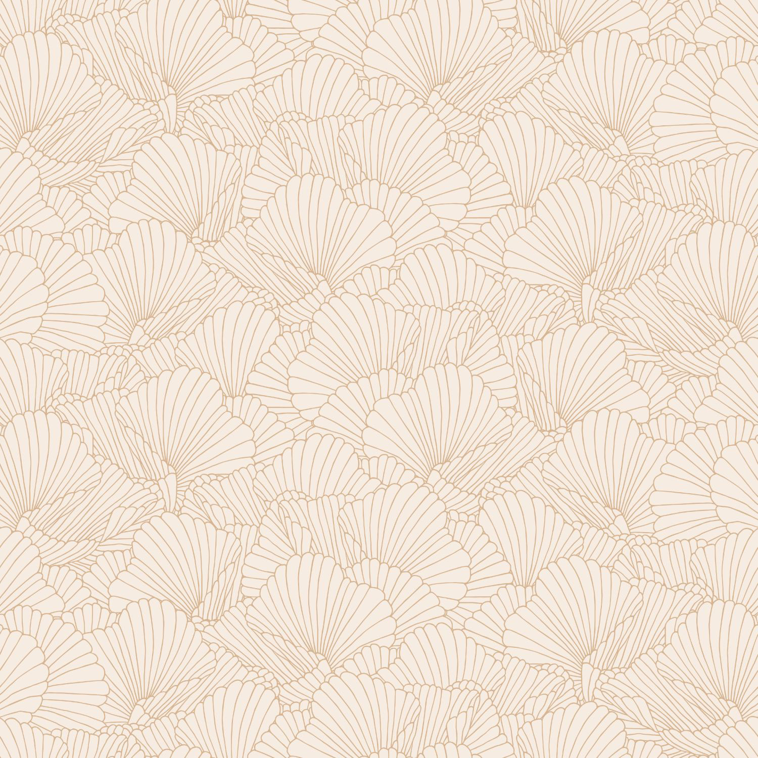 Béžová vliesová tapeta na zeď, listy, 139491, To the Moon and Back, Esta Home