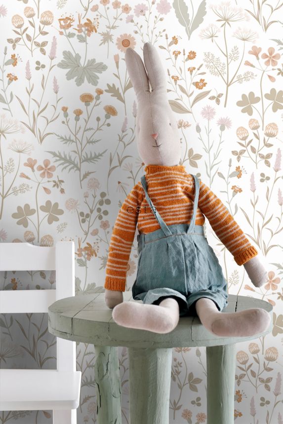 Vliesová tapeta na zeď, luční květiny, 139514, Bloom, To the Moon and Back, Esta Home