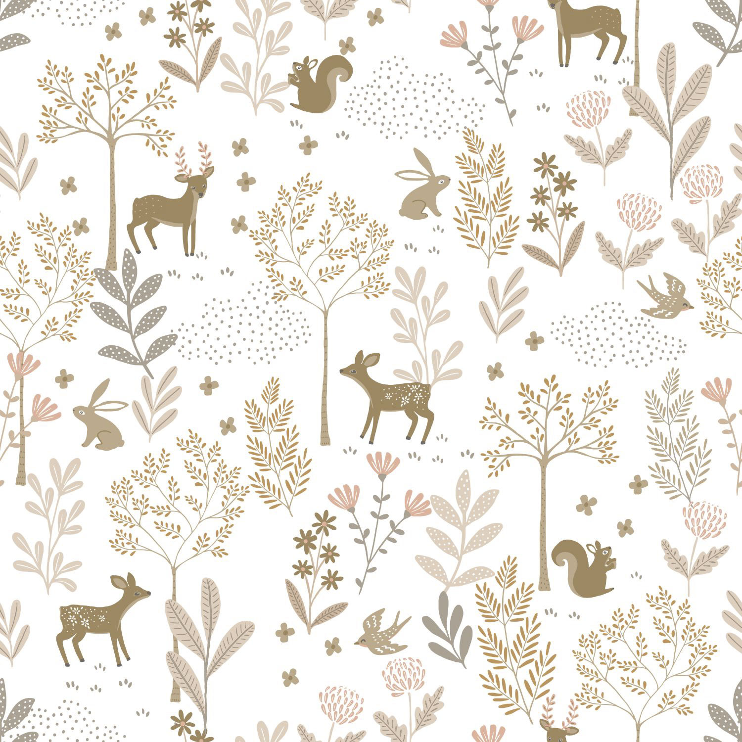 Dětská vliesová tapeta se zvířátky, 139521, To the Moon and Back, Esta Home