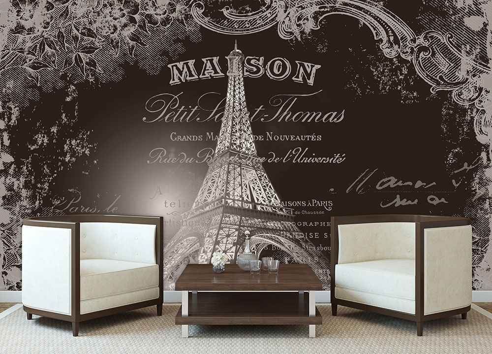 Vliesová obrazová tapeta Paříž 22115, 416 x 254 cm, Photomurals, Vavex