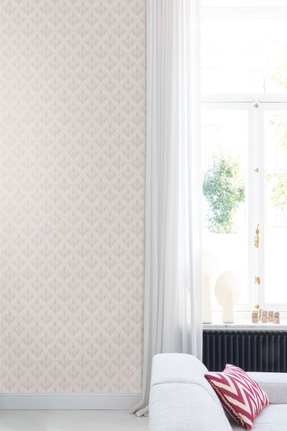 Krémovo-růžová vliesová tapeta na zeď, OTH205, Othello, Zoom by Masureel