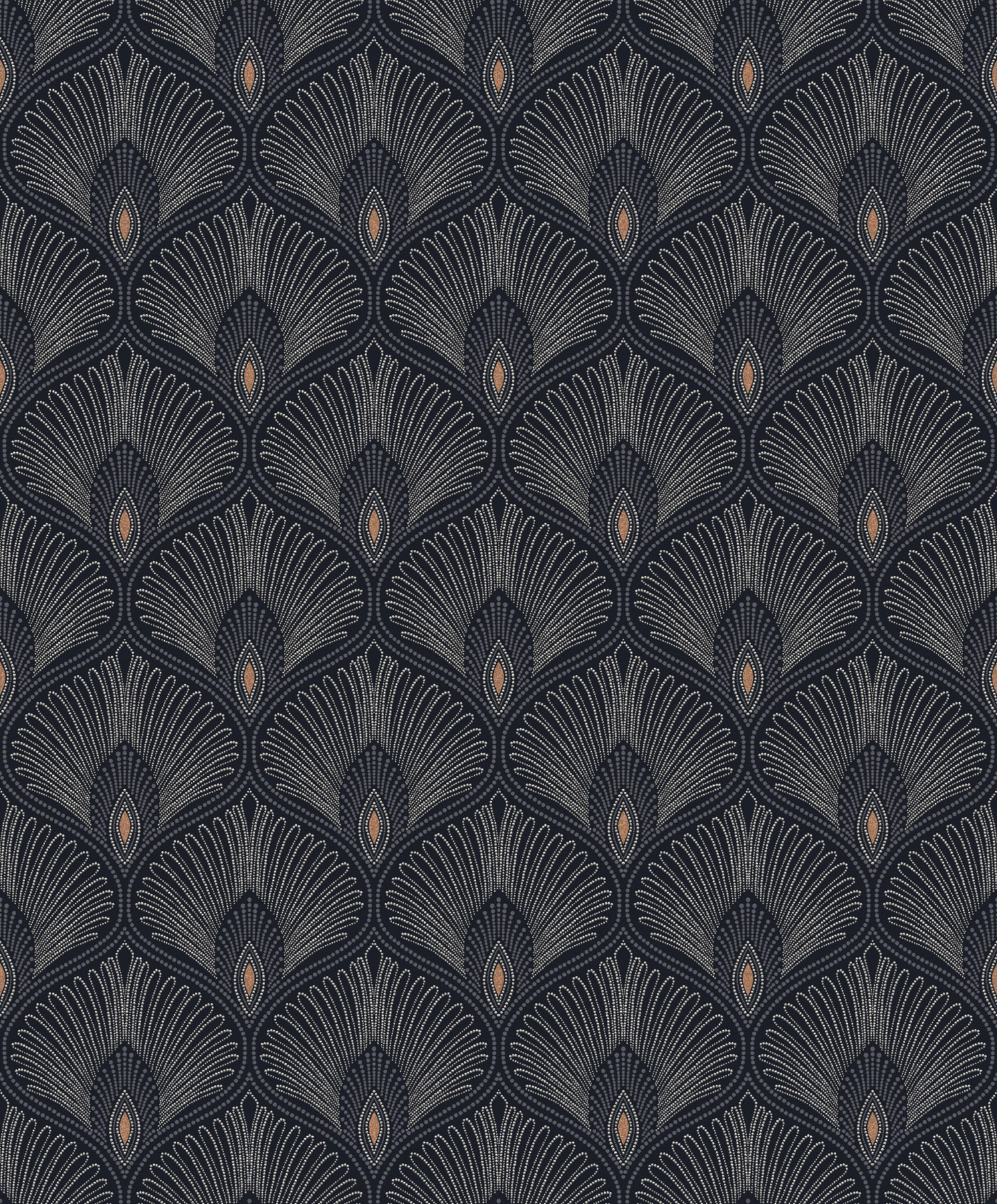 Modrá zámecká vliesová tapeta na zeď, OTH206, Othello, Zoom by Masureel