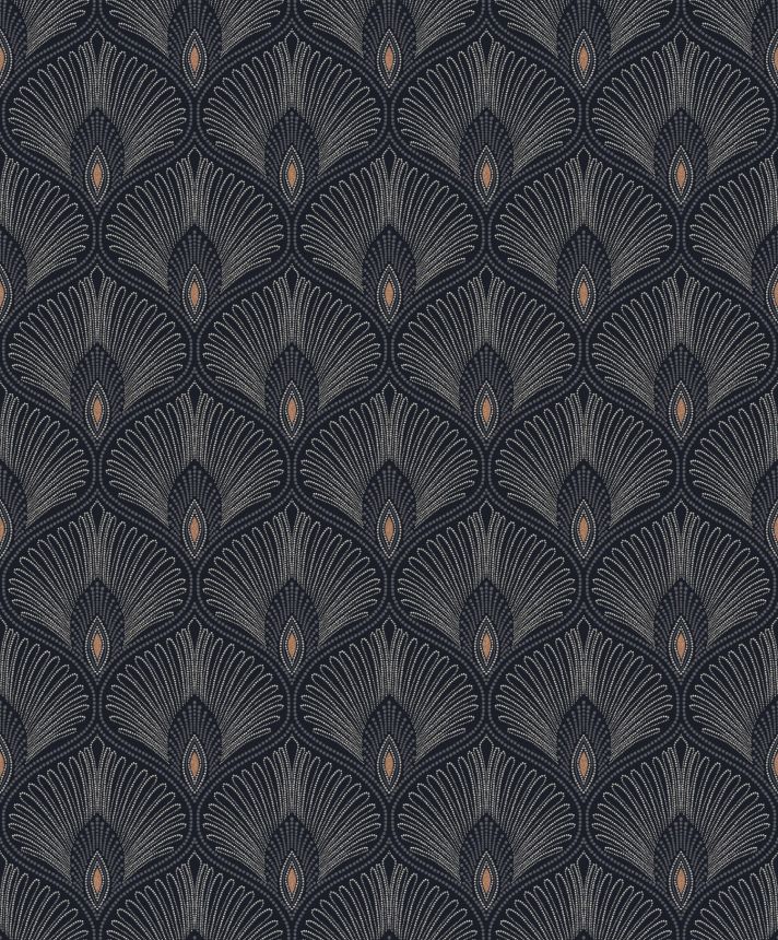 Modrá zámecká vliesová tapeta na zeď, OTH206, Othello, Zoom by Masureel