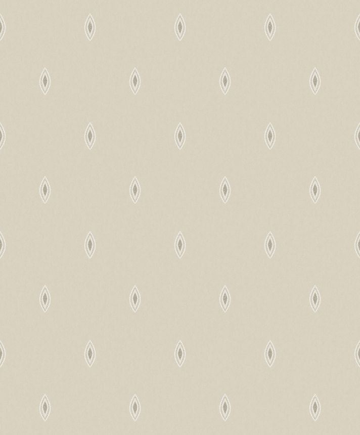 Šedo-béžová vliesová tapeta na zeď, OTH303, Othello, Zoom by Masureel