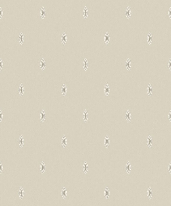 Šedo-béžová vliesová tapeta na zeď, OTH303, Othello, Zoom by Masureel