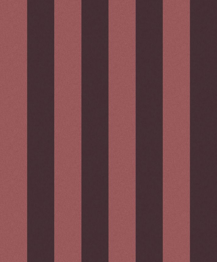 Černo-růžová vliesová tapeta s pruhy, OTH406, Othello, Zoom by Masureel
