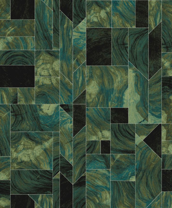 Mramorovaná geometrická vliesová tapeta na zeď, SPI702, Spirit of Nature, Khroma by Masureel