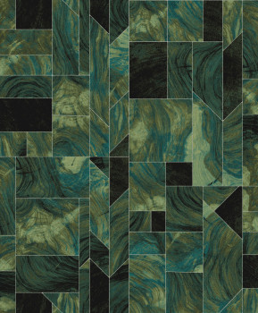Mramorovaná geometrická vliesová tapeta na zeď, SPI702, Spirit of Nature, Khroma by Masureel