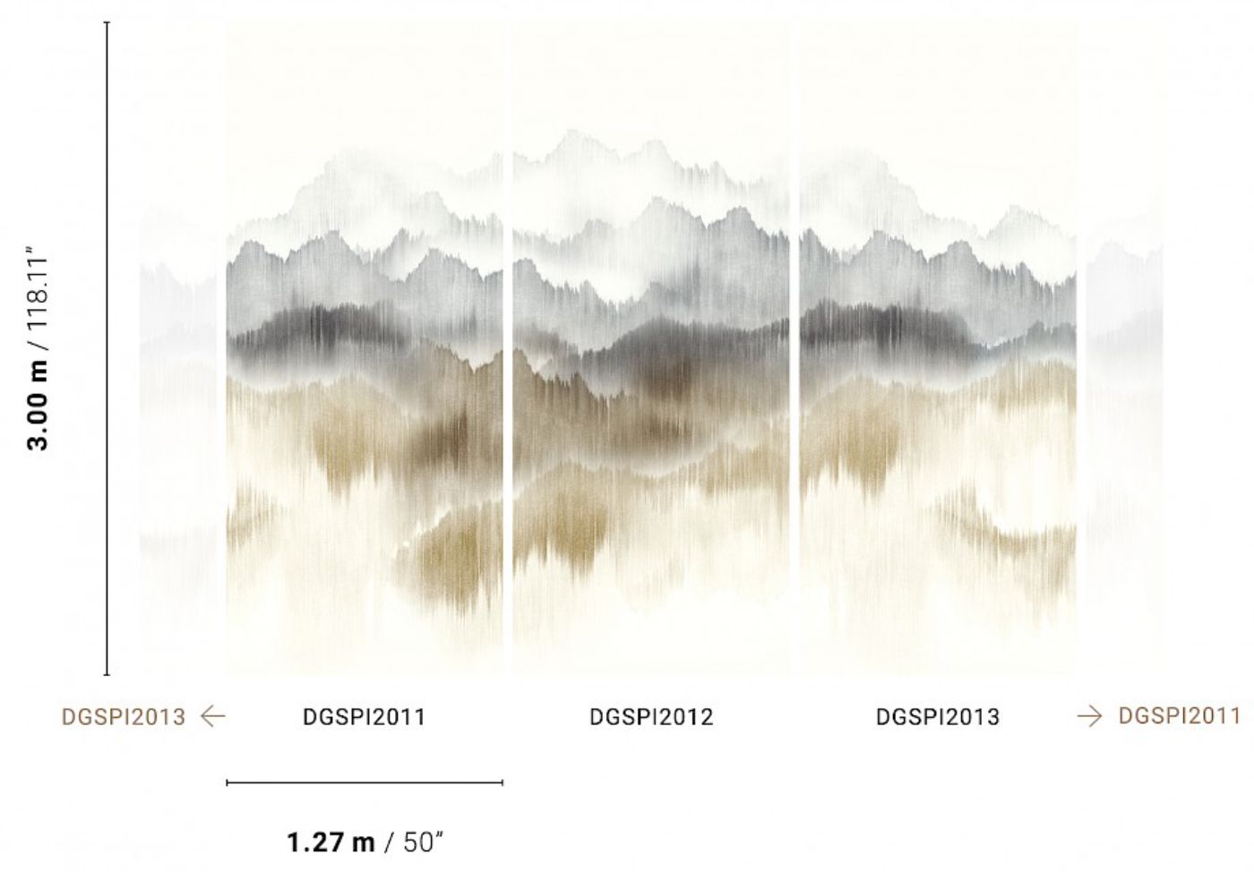 Obrazová tapeta na zeď, Les, krajina, DGSPI2011, Spirit of Nature, Khroma by Masureel