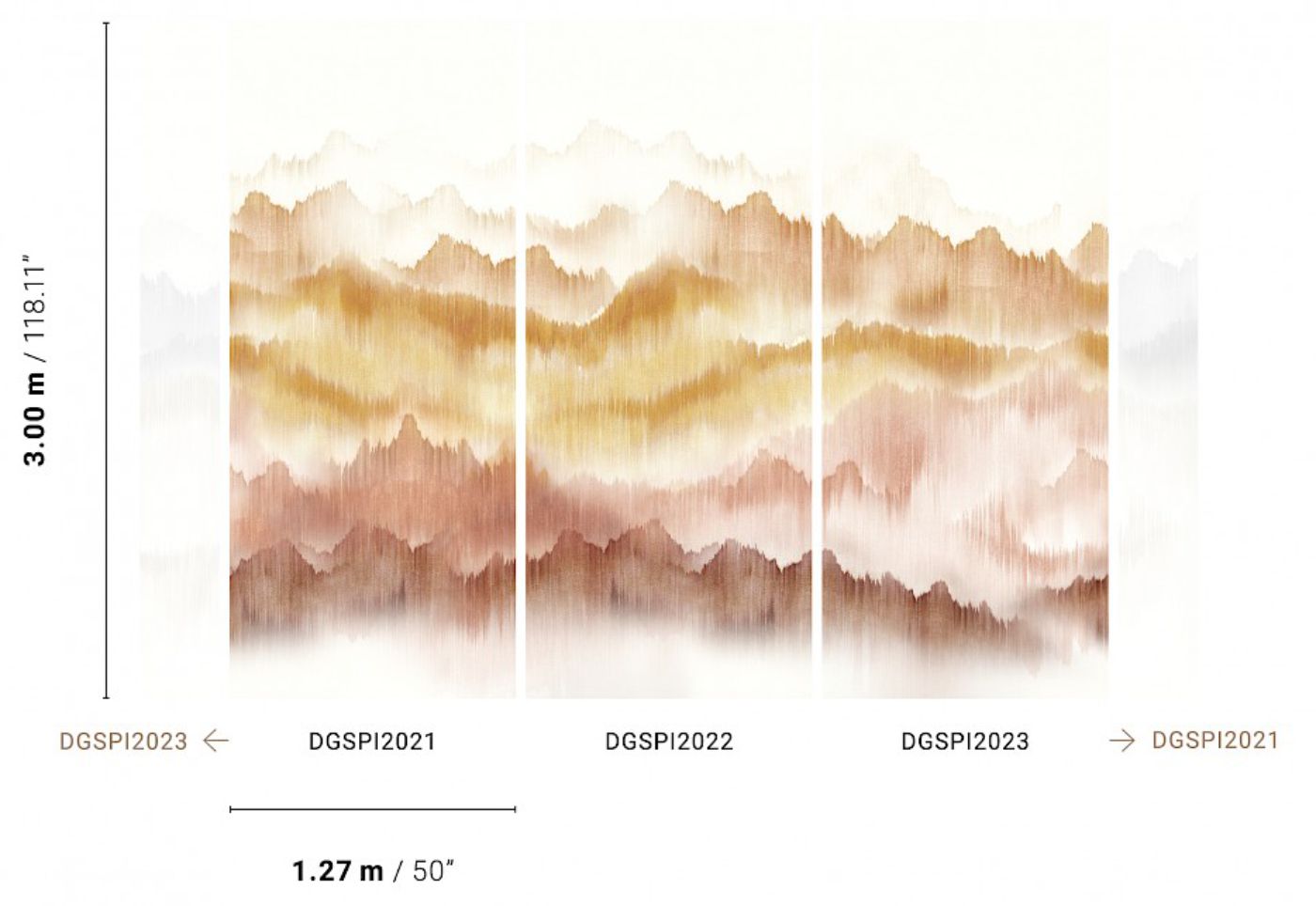 Obrazová tapeta na zeď, Les, krajina, DGSPI2021, Spirit of Nature, Khroma by Masureel