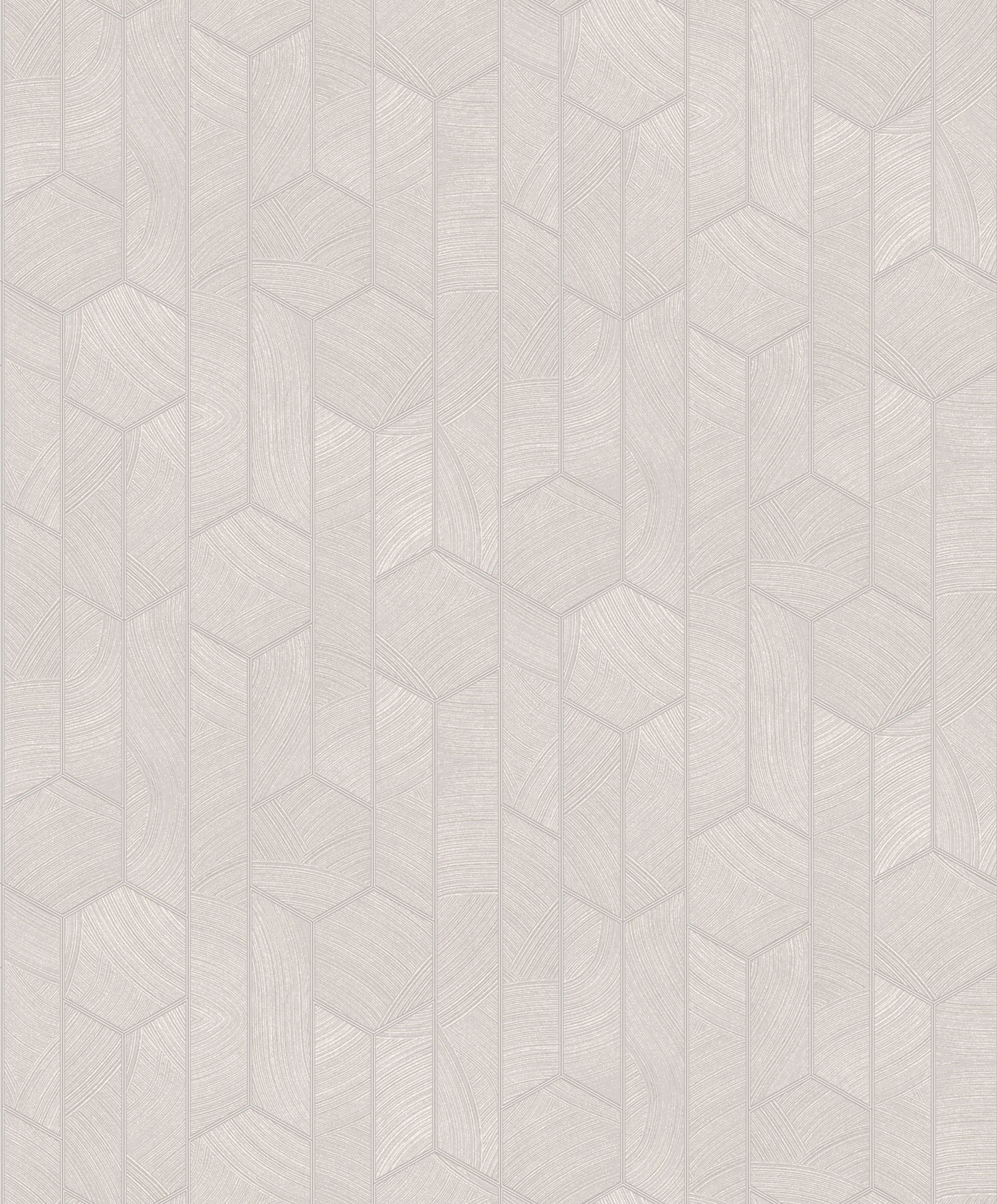 Šedo-stříbrná geometrická vliesová tapeta na zeď, SUM103, Summer, Khroma by Masureel